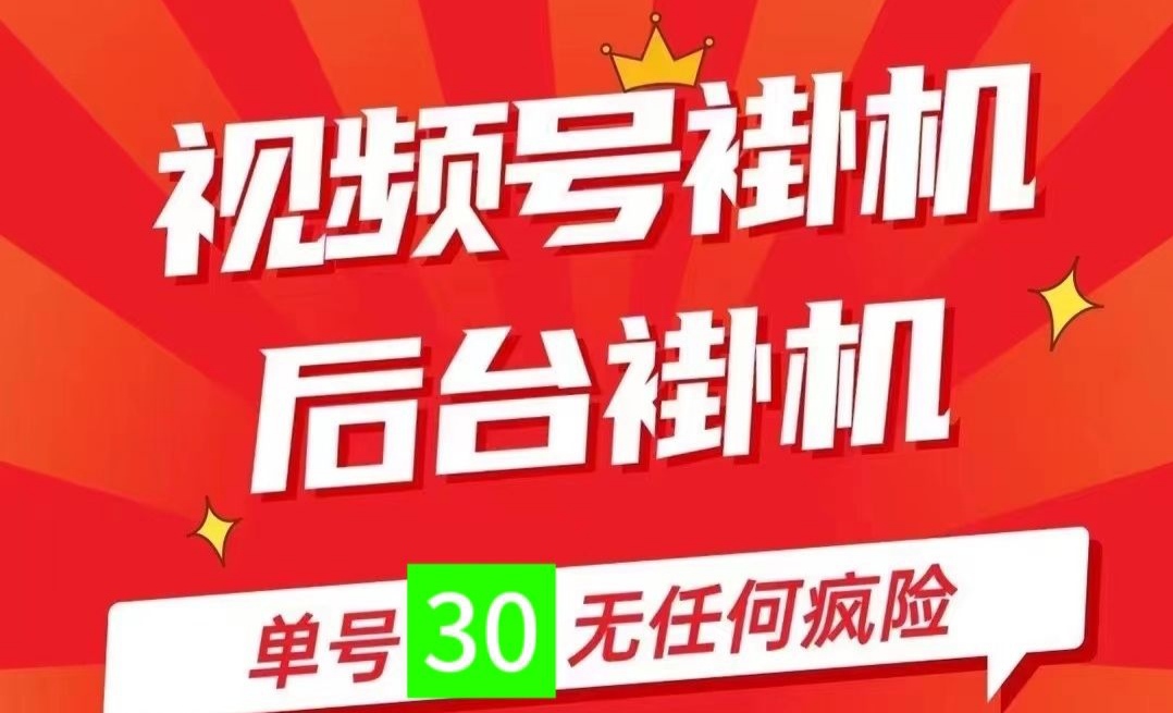 一斗米：自动绿色视频号＋抖音挂机，有团队扶持