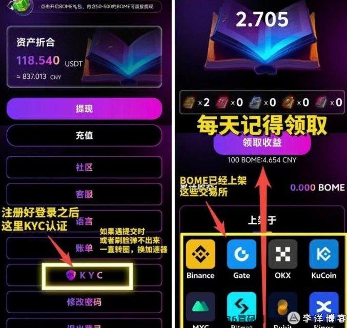 青蛙BMOE上线：注测即送青铜书，每日轻松赚取BOME，月收入可达800+