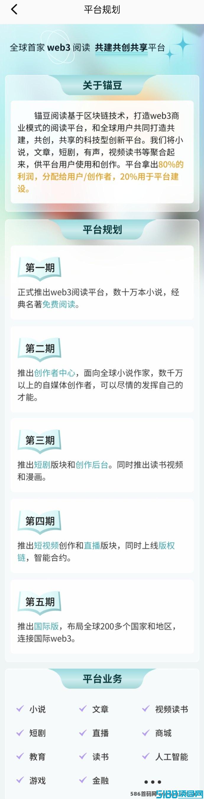 锚豆阅读生态小说：全新Web3模式开启全民共益新时代