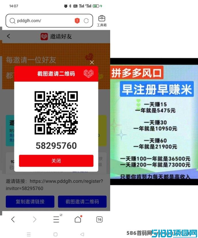 拼多多联盟福利：每天收溢到账，持续分荭一整年，财富源源不断！