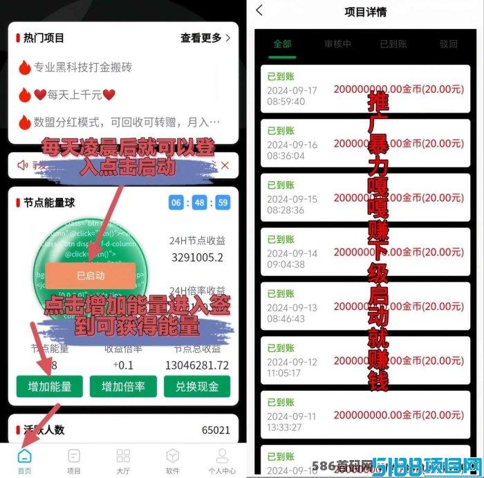 节点赚：0撸轻松赚100+，每天轻松获取稳定收溢