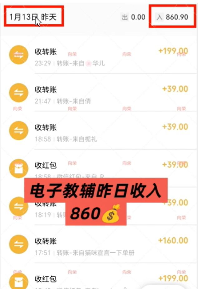 小红书教辅资料项目，操作简单，人人都能轻松上手