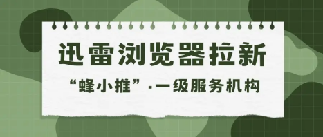 【蜂小推】震惊！迅雷浏览器拉新，边玩边赚快乐副业