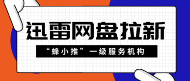 蜂小推，必看！强烈安利迅雷网盘推广的N个理由
