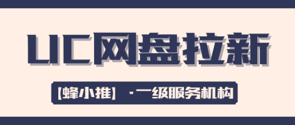 蜂小推，引流技巧学到手，UC网盘拉新轻松搞定
