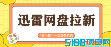蜂小推，开启收益增长曲线，试试迅雷网盘推广！