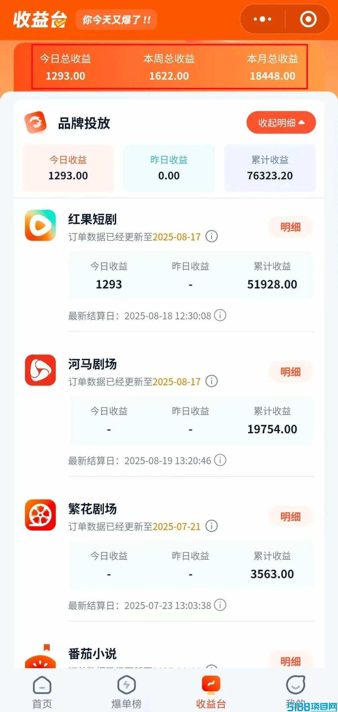 这3个短剧推广任务平台，兼职日结1200+，一单一结，真的太香了！