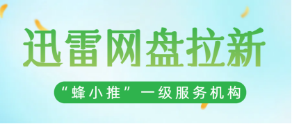 蜂小推，副业性价比之选！迅雷网盘推广，碎片化时间也能做