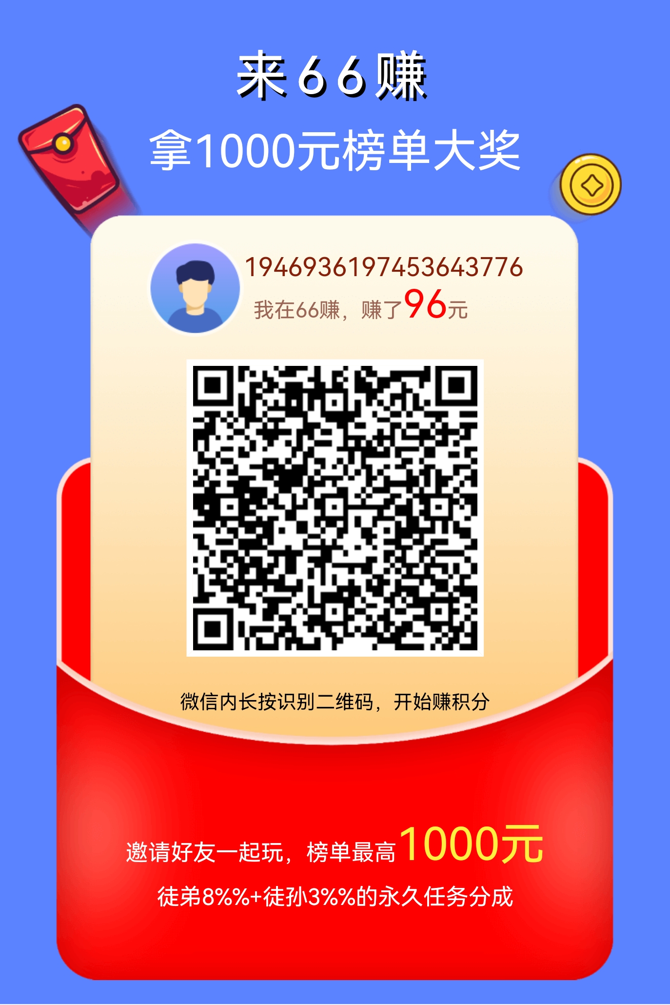 66赚 投票关注 长期稳定