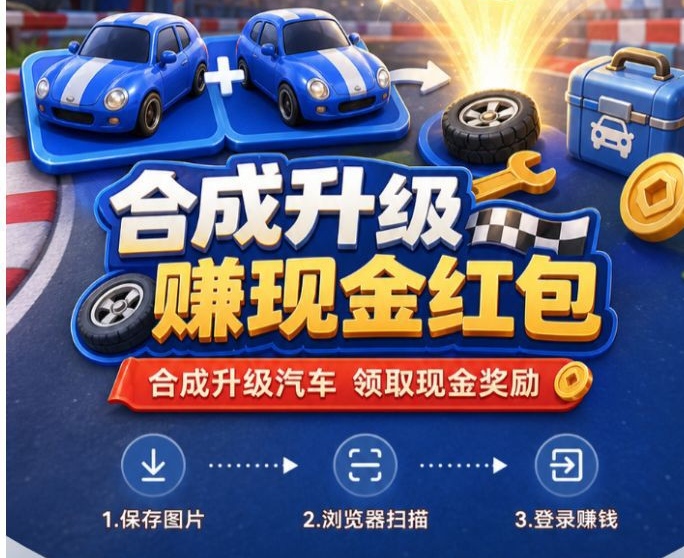 【尚玩飞车】最新广告台子，新增合成跑车分紅玩法