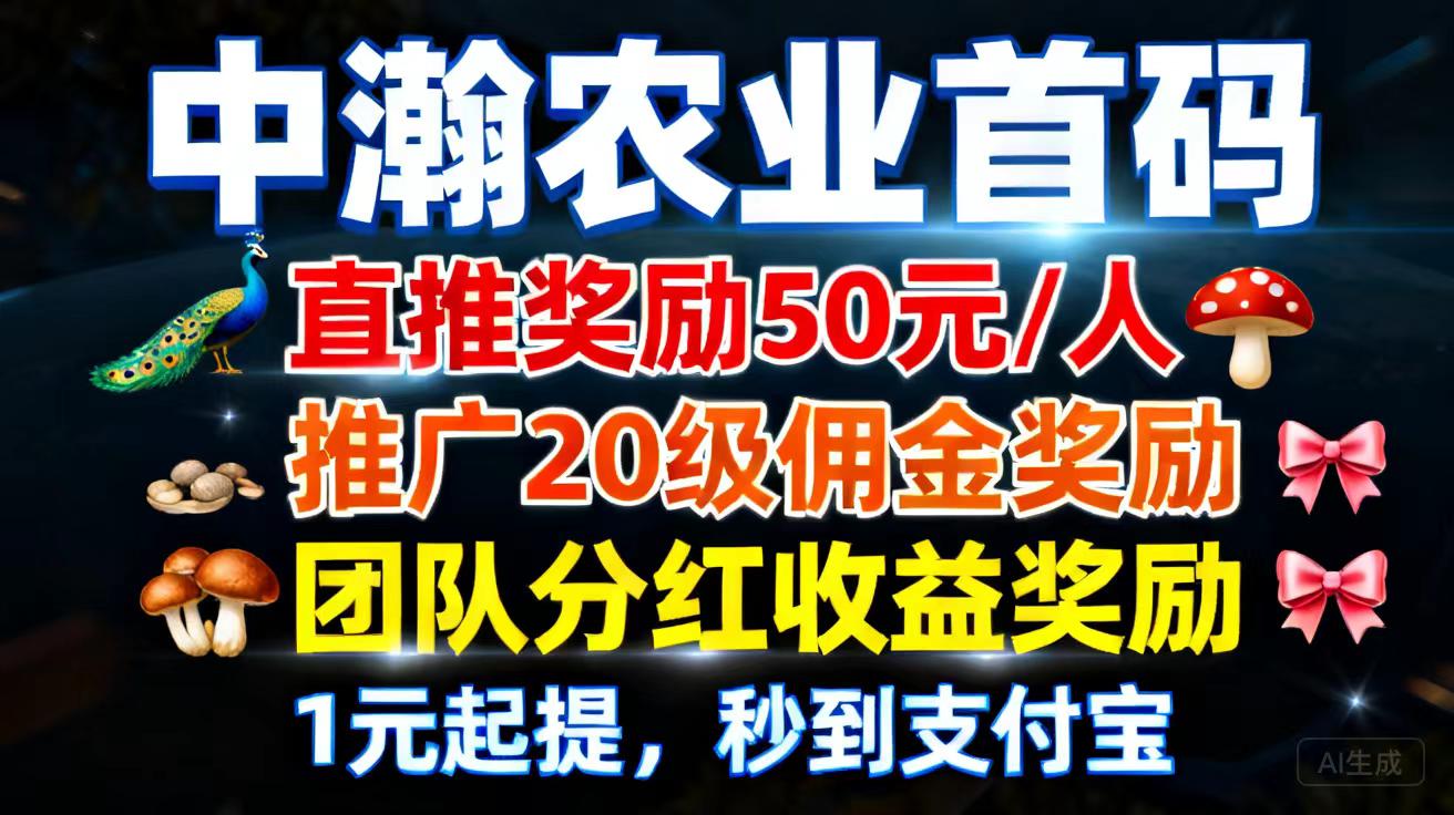 快加入【中瀚农业】轻松搞钱，提现流程简洁透明