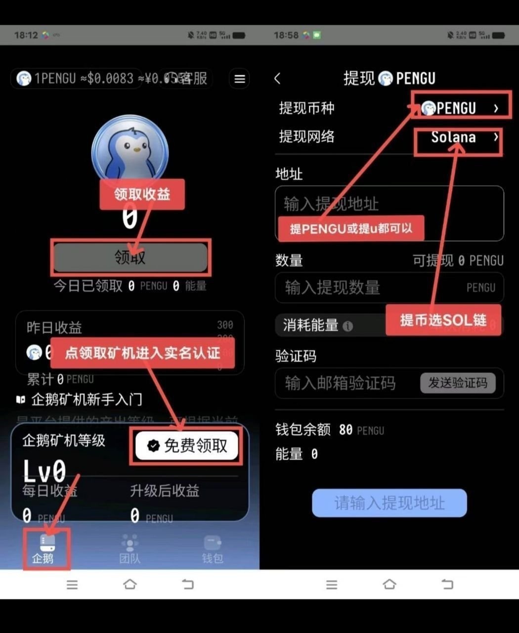 企鹅注册简单实名赠送送80Pengo①台永久矿机每日产出40Pengo