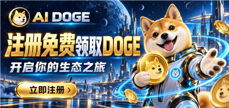  免费参与，不需要充值！自己做任务有奖励，推荐好友也有奖励！ 🐶 AI · DOGE生态