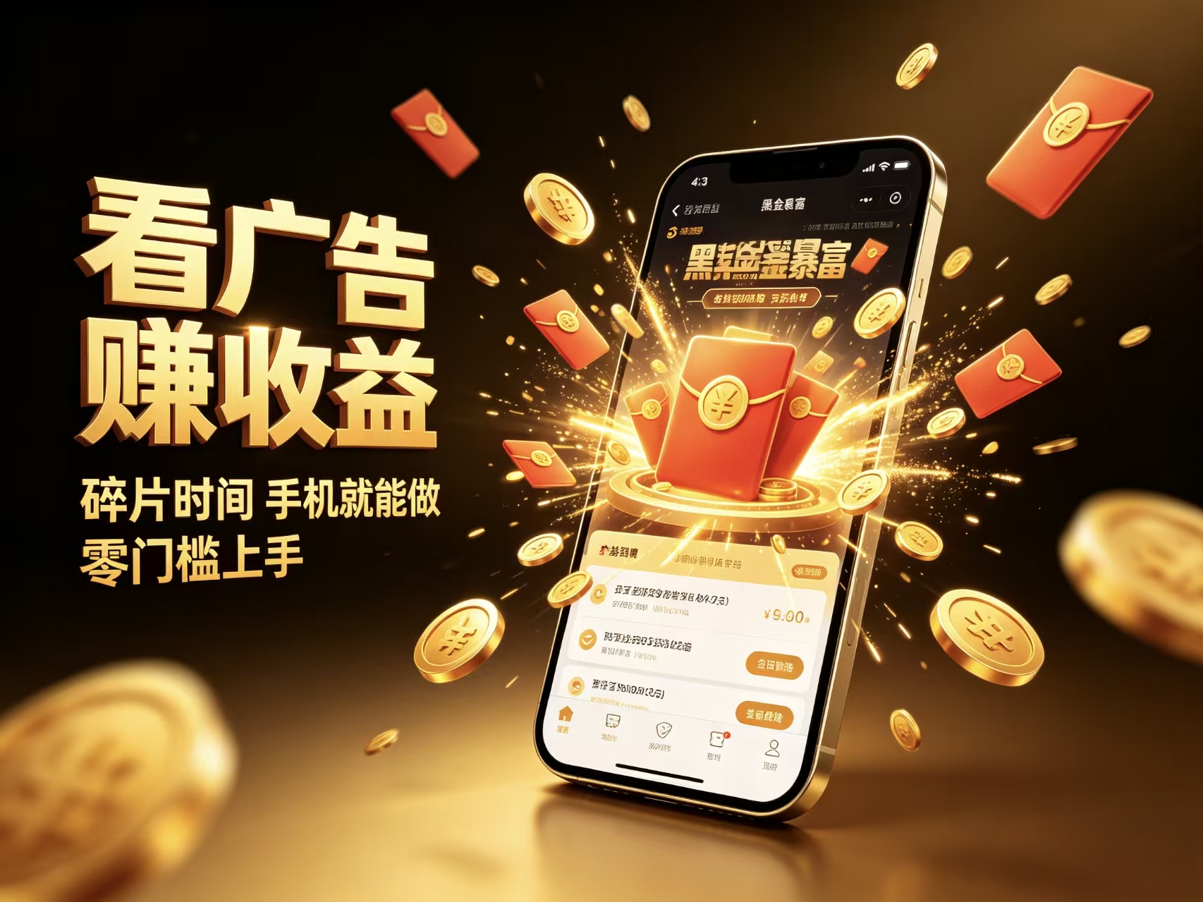 首码微客联盟多板块渠道看广告一站式变现